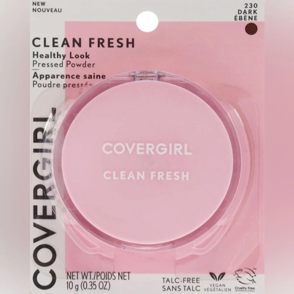 COVERGIRL Clean Fresh Pressed Powder, Dark Ebene 230